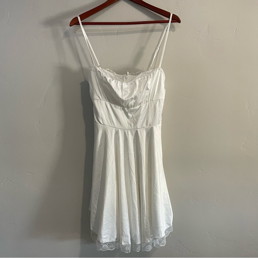 Marthea Corset Lace & Tulle mini dress Women’s xl
